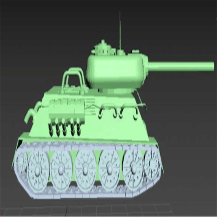 霞山充气军用坦克模型